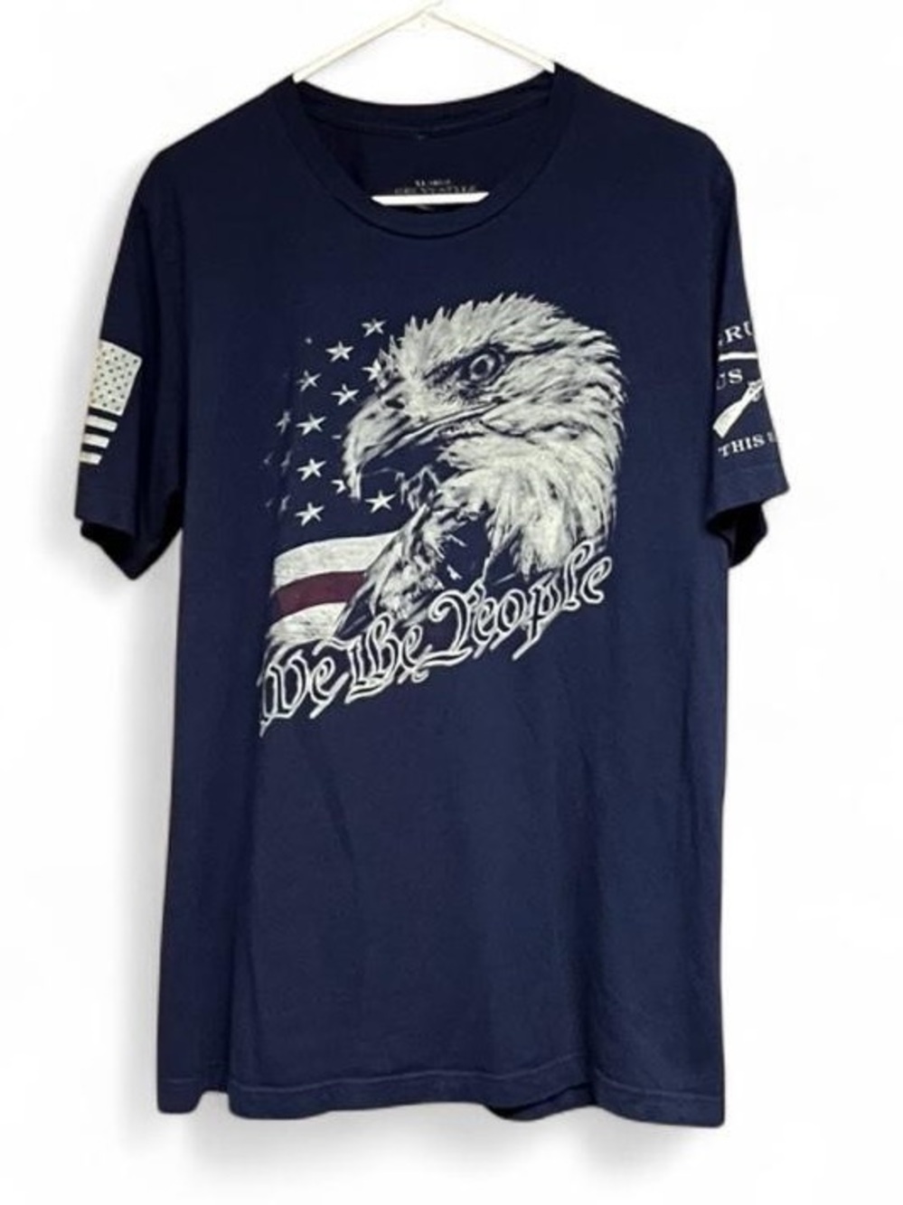Grunt Style We the People Eagle American Flag Graphic Tee Men’s XL